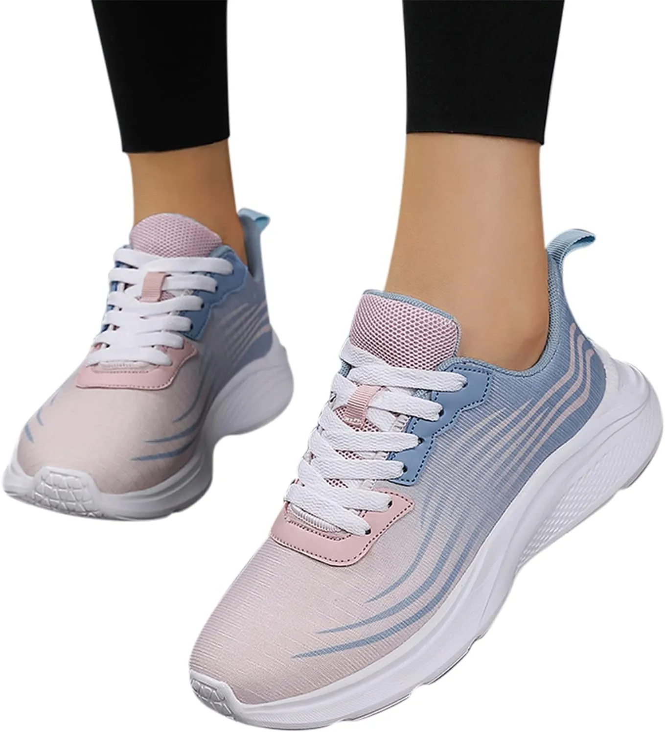 Women's Running Shoes Outdoor Breathable Athletic Sneakers Comfortable Non Slip Sports Walking Shoes for Women