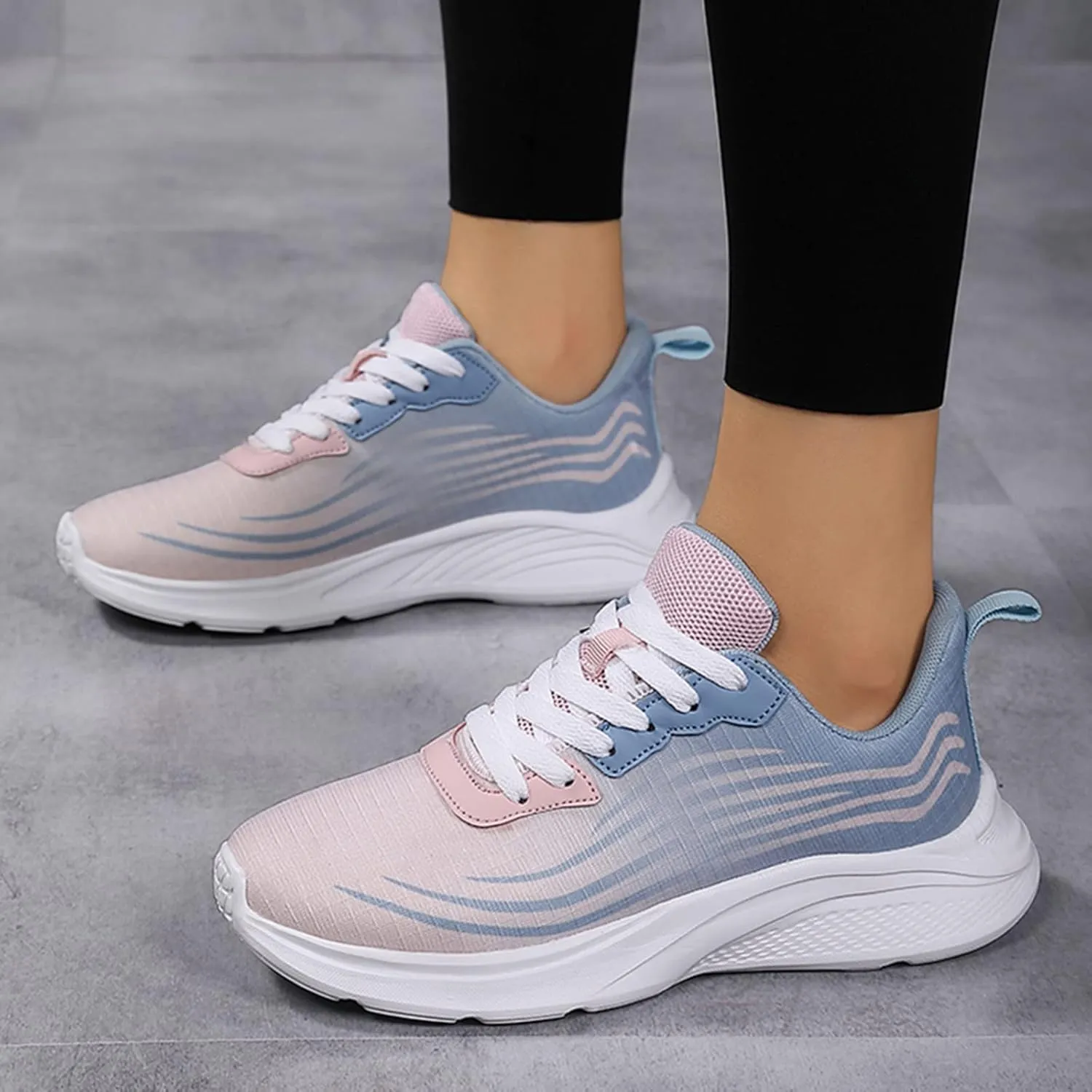 Women's Running Shoes Outdoor Breathable Athletic Sneakers Comfortable Non Slip Sports Walking Shoes for Women