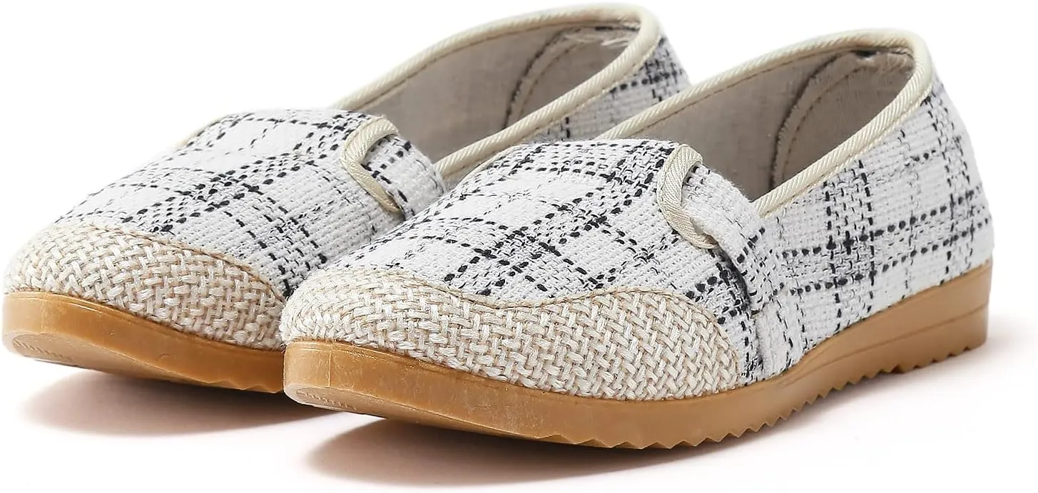 Womens Slip-On Loafers Casual Boat Loafers Shoes for Women Women's Comfort Penny Loafers with Arch Support