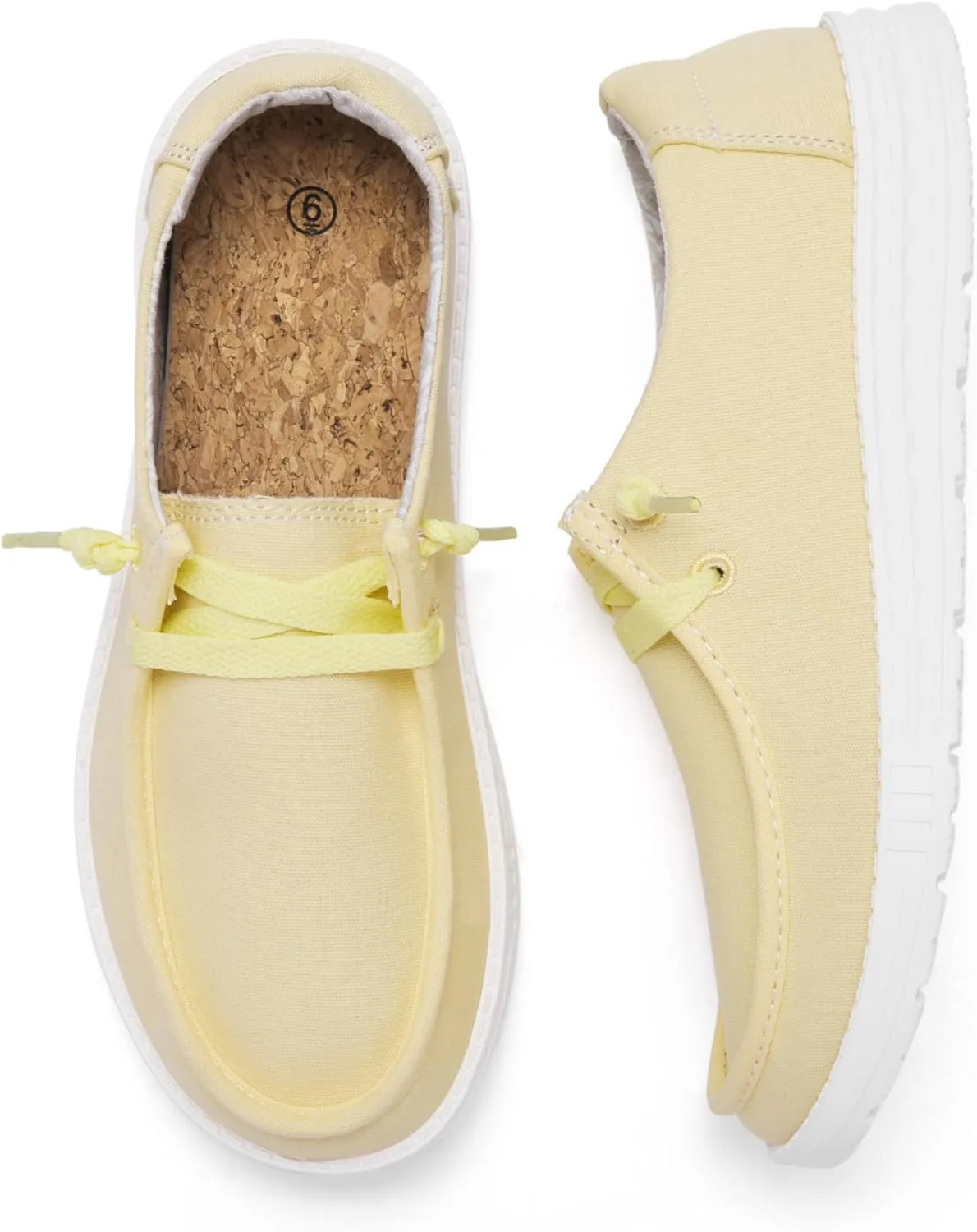 Womens Slip-on Loafers Slip in Boat Walking Shoes