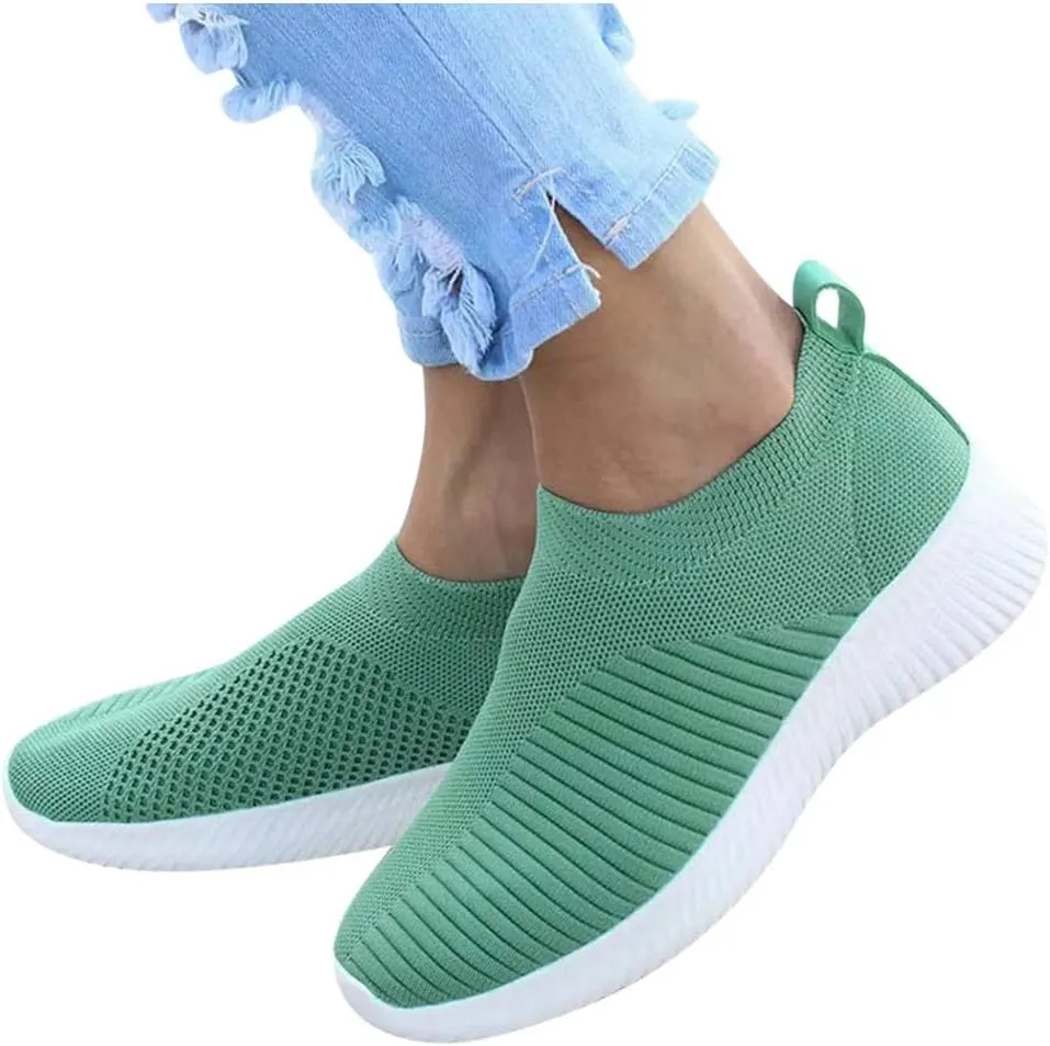 Women's Slip On Walking Shoes Running Comfortable Mens Running Shoes Wide Width Dressy Casual Shoes Women's Fashion Sneakers Red Tennis Shoe Cross Trainer Shoe