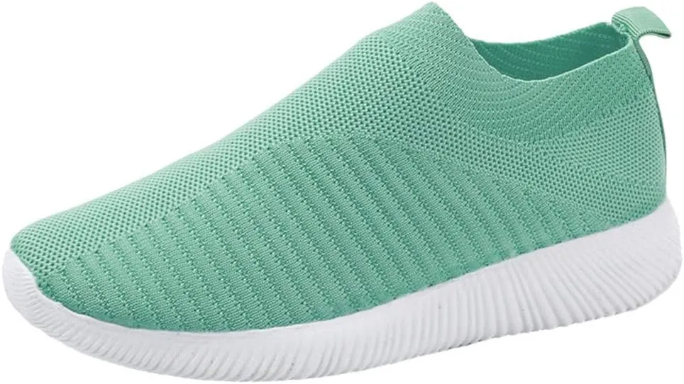 Women's Slip On Walking Shoes Running Comfortable Mens Running Shoes Wide Width Dressy Casual Shoes Women's Fashion Sneakers Red Tennis Shoe Cross Trainer Shoe