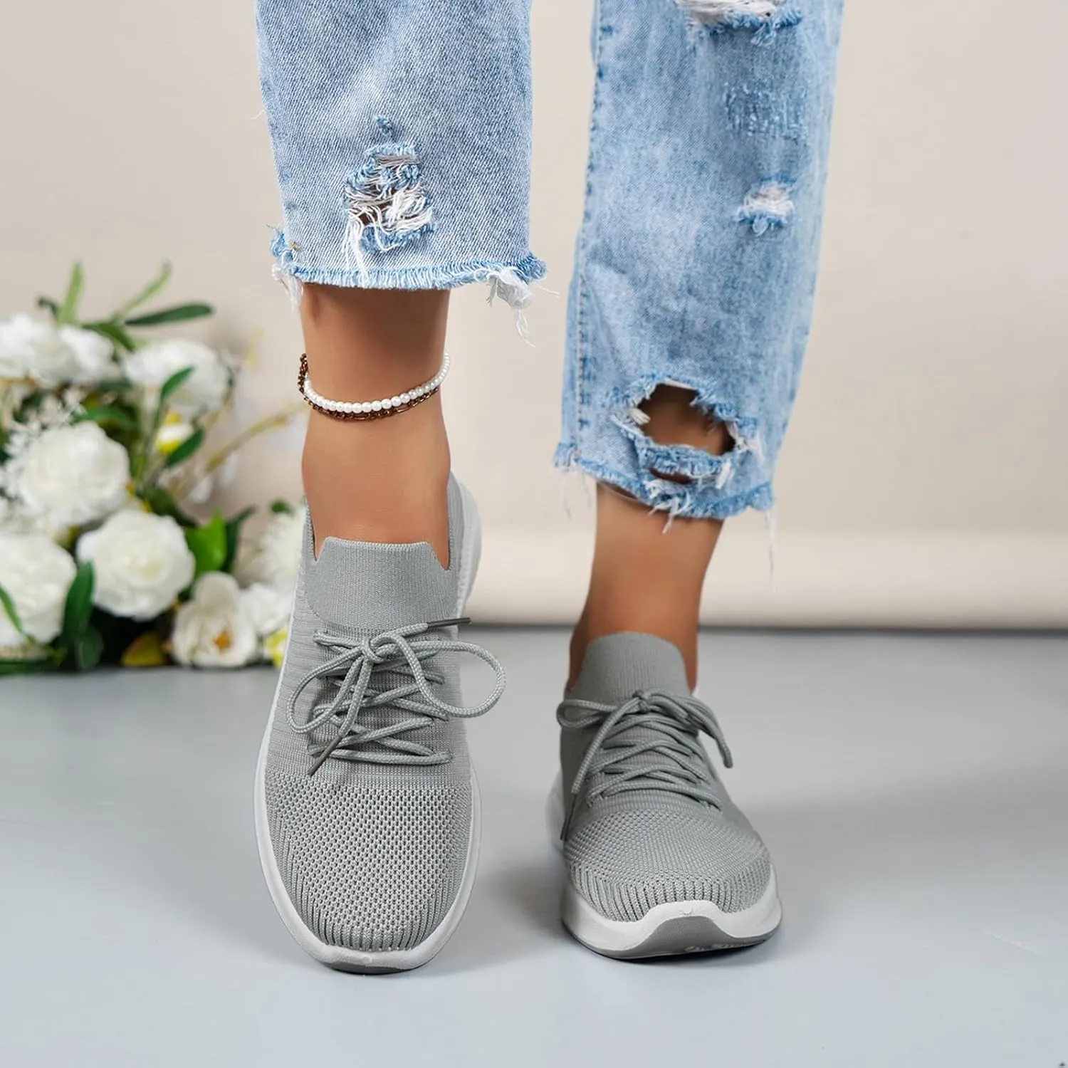 Womens Sneakers Platform Orthopedic Shoes for Women Dressy Wedge Black Sneakers for Women Size 7 Womens White Sneakers Casual Platform Tenis para Mujer De Trabajo Antideslizantes