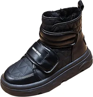 Womens Snow Boots Wide Calf Platform Boots Non Slip Womens Winter Low Top Ankle Shoes