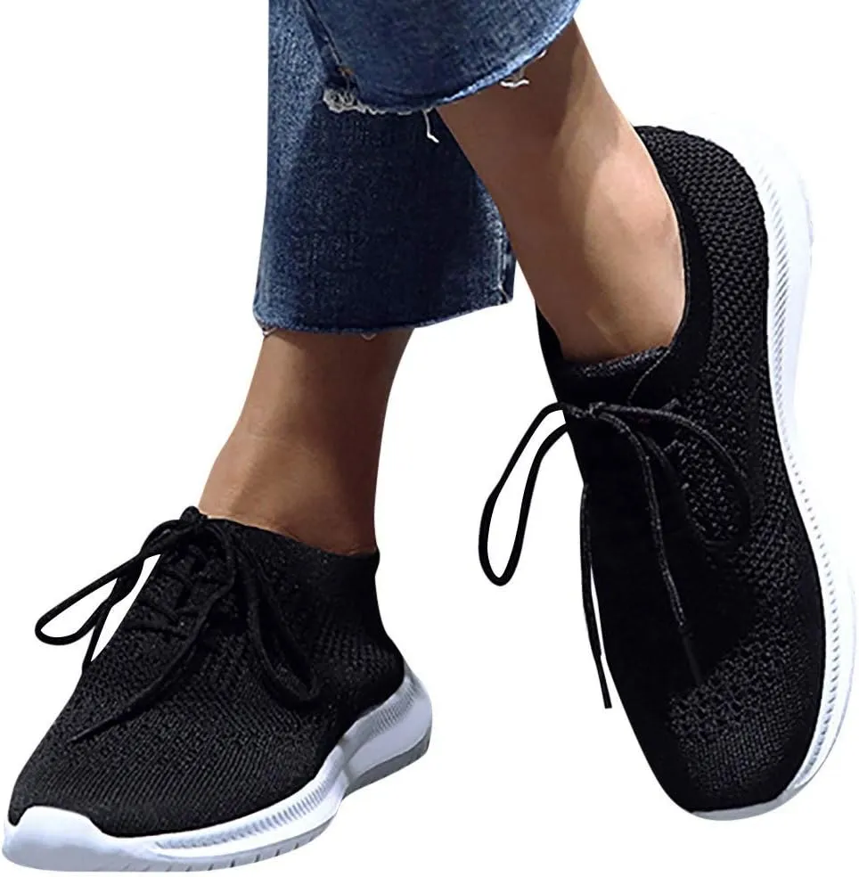 Womens Trail Running Shoes Arch Support Non Slip Work Shoes Women Size 11 Casual Shoes for Women Trendy Fall Black Sneakers Women Trendy House Shoes for Women Indoor Outdoor Non Slip
