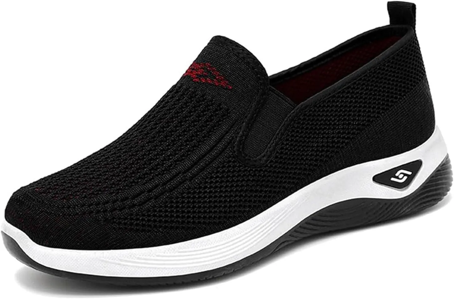 Women's Woven Orthopedic Breathable Soft Shoes Free Slip on Walking Shoes Casual Breathable Comfortable Sneaker Diabetic Foam Shoe Tennis Casual Non Slip Workout Sneakers