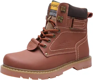 Work Boots for Men Waterproof Hiking Sneakers Shoes with Fur Lined Workout Shoes for Women Insulated Winter Outdoor Botas Waterproof Non Slip Hike Grounded Footwear