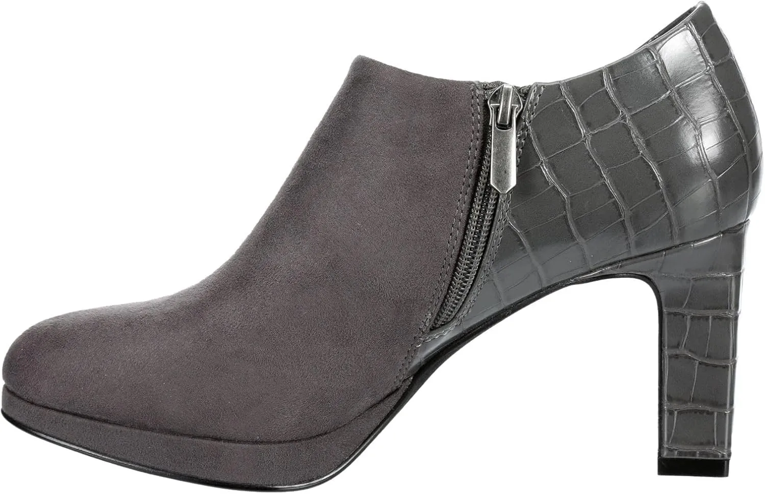 XAPPEAL Ayla - Women's Low Cut Heeled Suede Ankle Boots