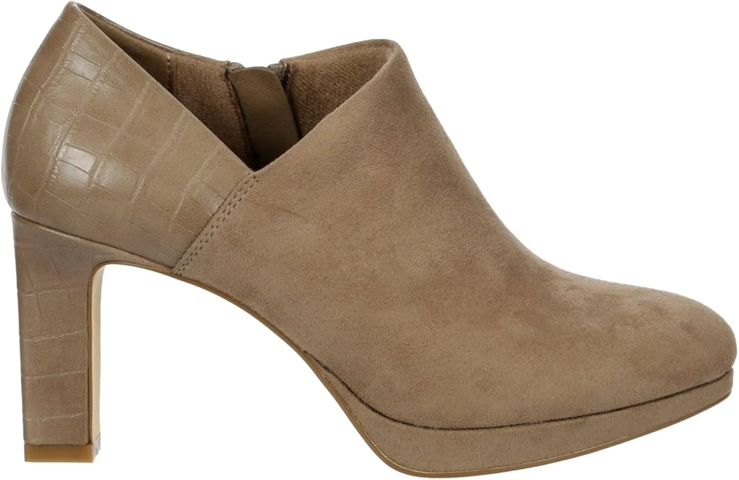 XAPPEAL Ayla - Women's Low Cut Heeled Suede Ankle Boots