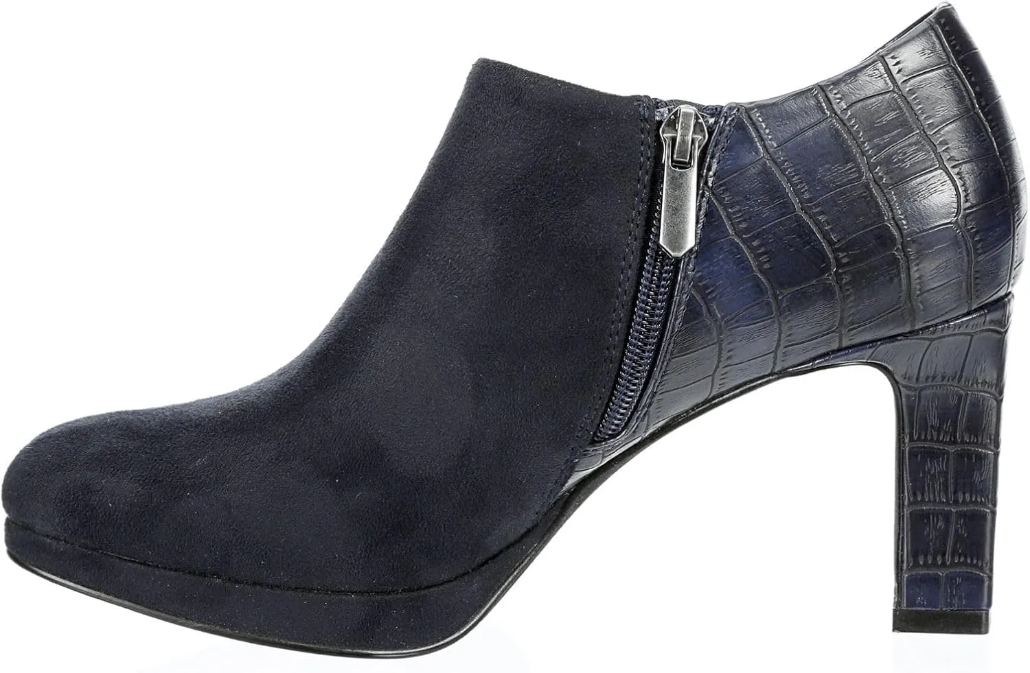 XAPPEAL Ayla - Women's Low Cut Heeled Suede Ankle Boots