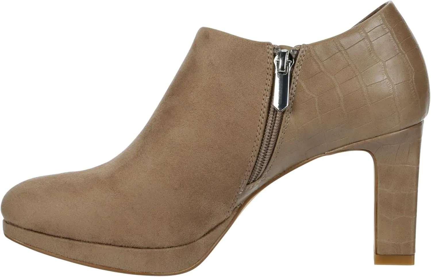 XAPPEAL Ayla - Women's Low Cut Heeled Suede Ankle Boots
