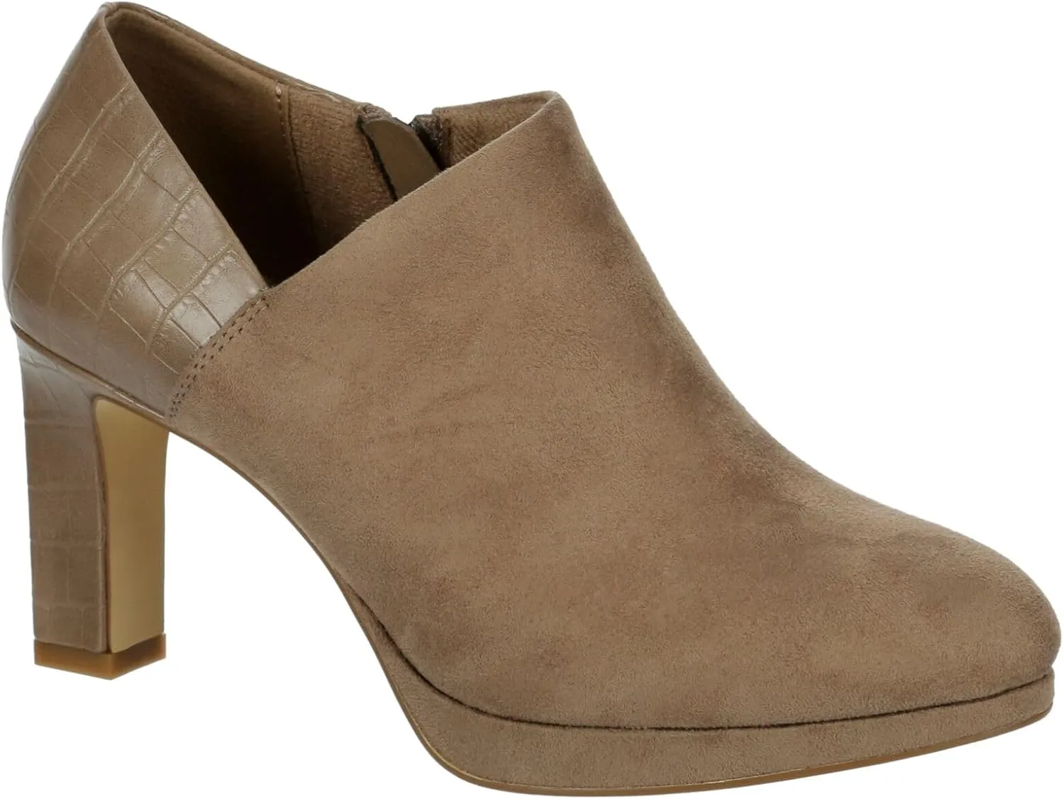 XAPPEAL Ayla - Women's Low Cut Heeled Suede Ankle Boots