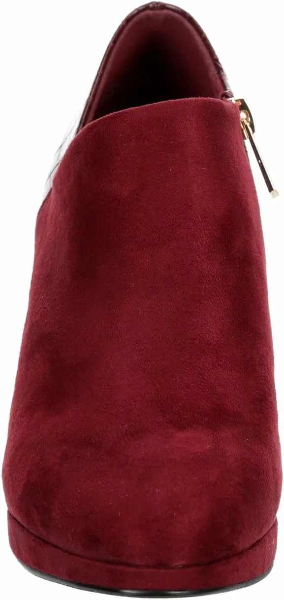 XAPPEAL Ayla - Women's Low Cut Heeled Suede Ankle Boots