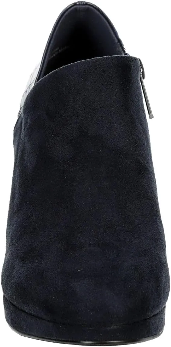XAPPEAL Ayla - Women's Low Cut Heeled Suede Ankle Boots