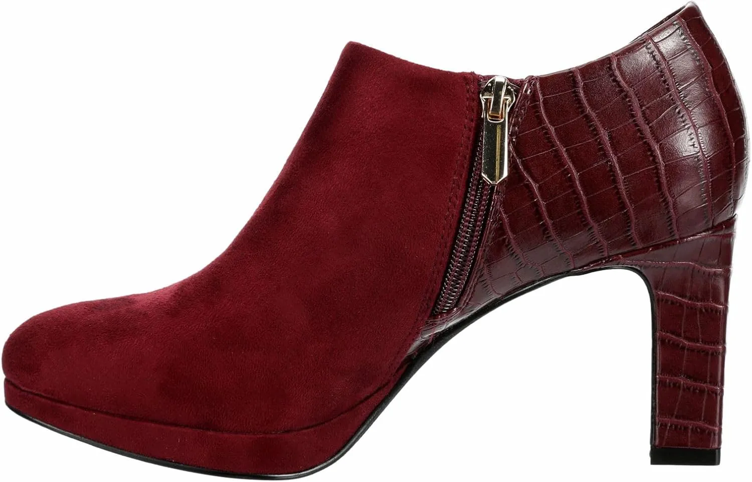 XAPPEAL Ayla - Women's Low Cut Heeled Suede Ankle Boots
