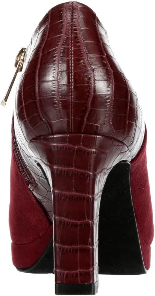 XAPPEAL Ayla - Women's Low Cut Heeled Suede Ankle Boots