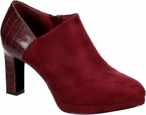 XAPPEAL Ayla - Women's Low Cut Heeled Suede Ankle Boots