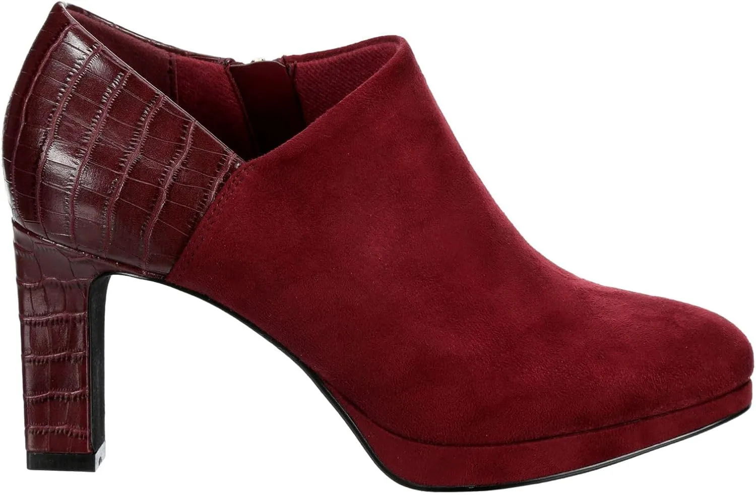 XAPPEAL Ayla - Women's Low Cut Heeled Suede Ankle Boots