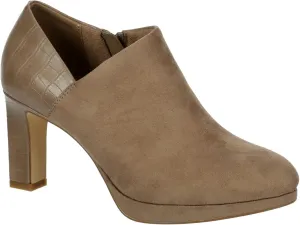 XAPPEAL Ayla - Women's Low Cut Heeled Suede Ankle Boots