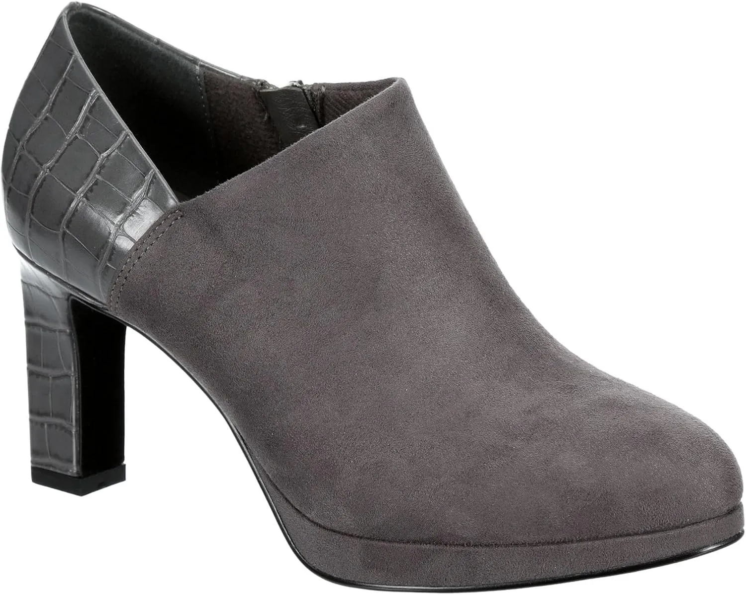 XAPPEAL Ayla - Women's Low Cut Heeled Suede Ankle Boots