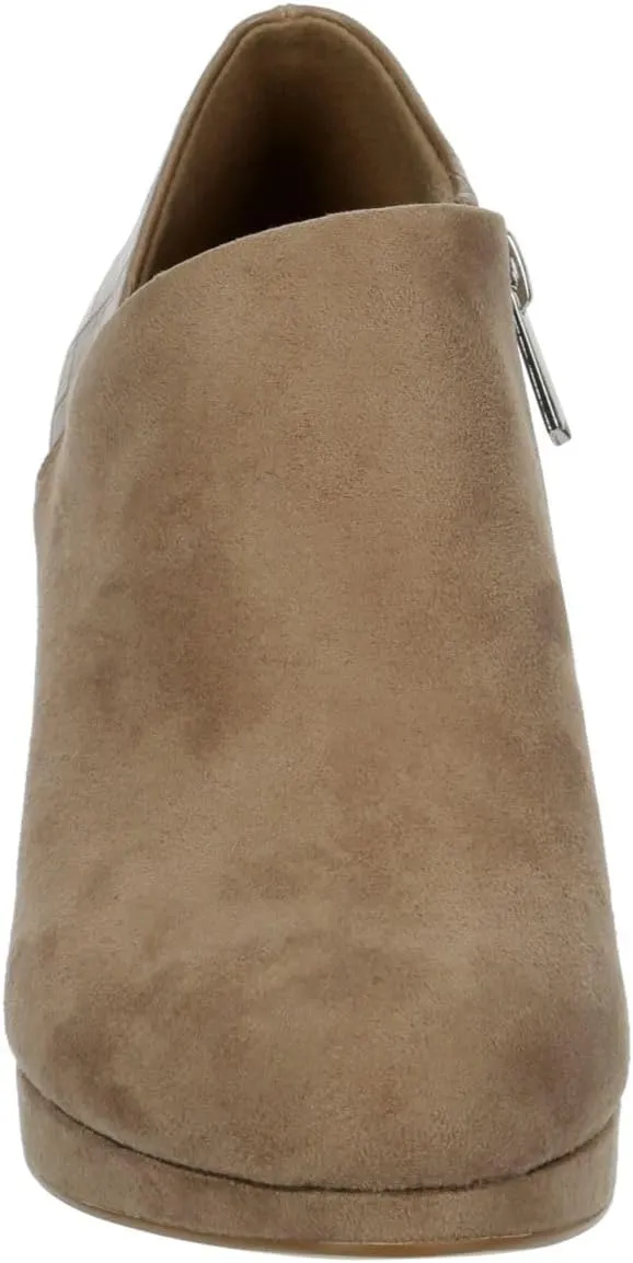 XAPPEAL Ayla - Women's Low Cut Heeled Suede Ankle Boots