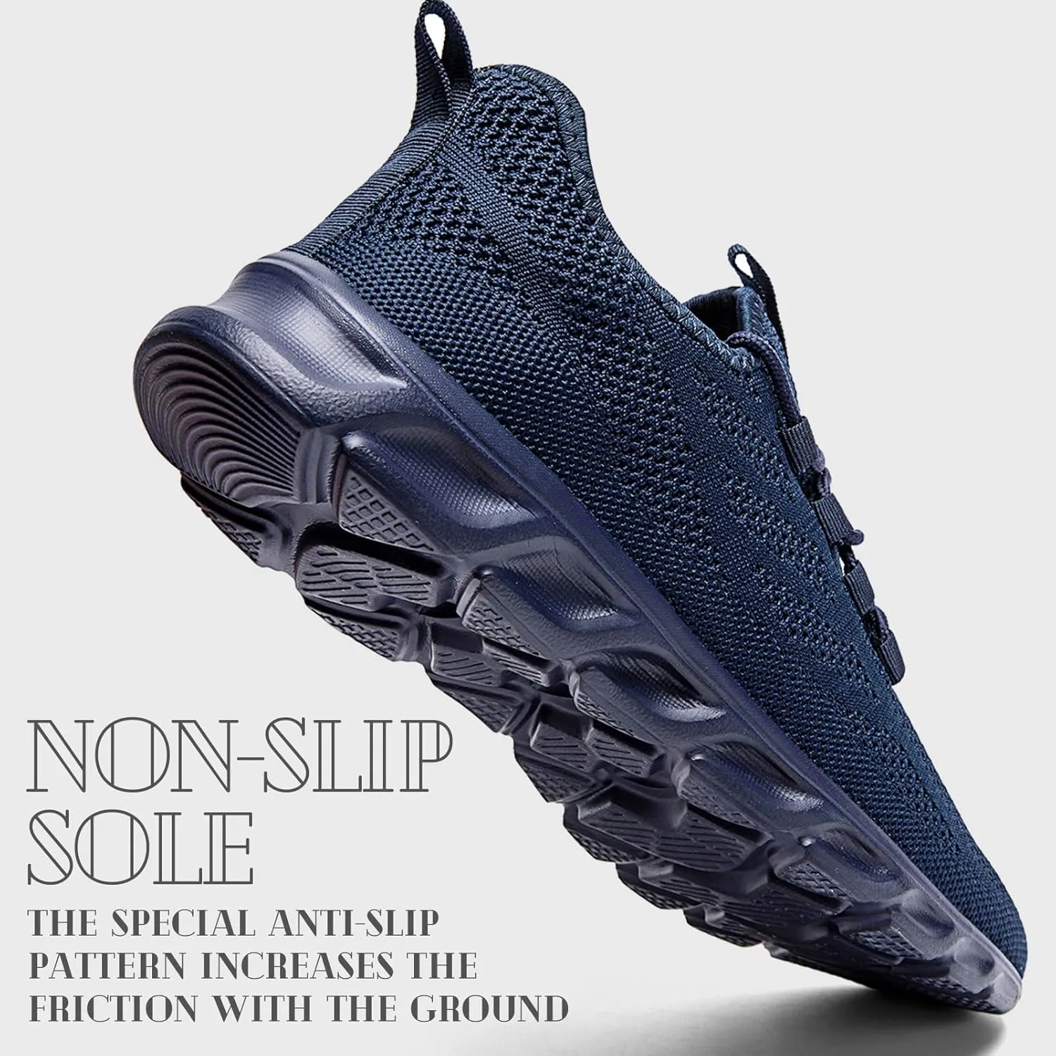 ZGPWZWL Mens Running Shoes Fashion Sneakers Tennis Gym Golf Lightweight Walking Training Jogging Breathable Comfortable Shoes
