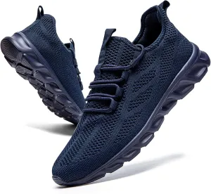 ZGPWZWL Mens Running Shoes Fashion Sneakers Tennis Gym Golf Lightweight Walking Training Jogging Breathable Comfortable Shoes