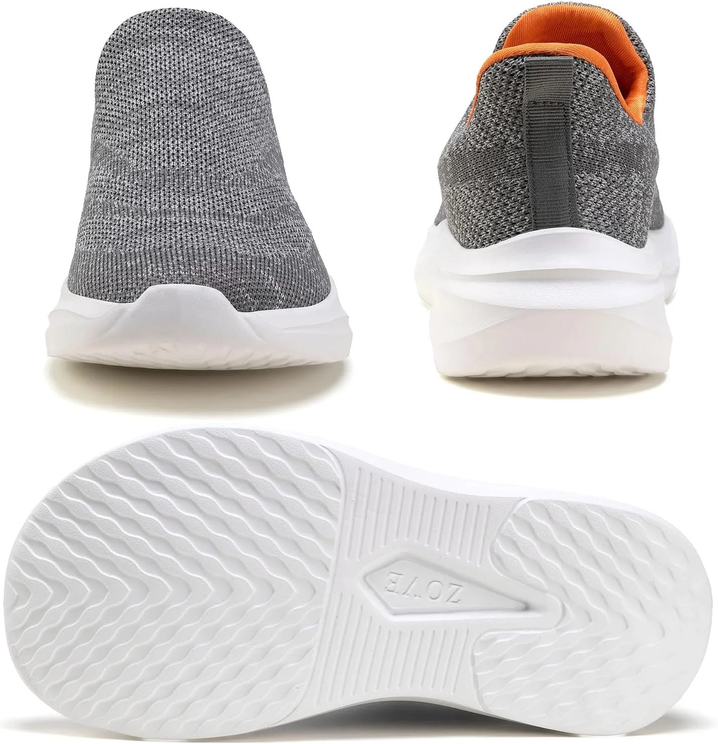 ZOVE Wide Toe Box Shoes Women Hands Free Wide Walking Shoes Ultra Light Tennis Breathable Wide Width Running Sneakers Athletic Gym Workout Trainers