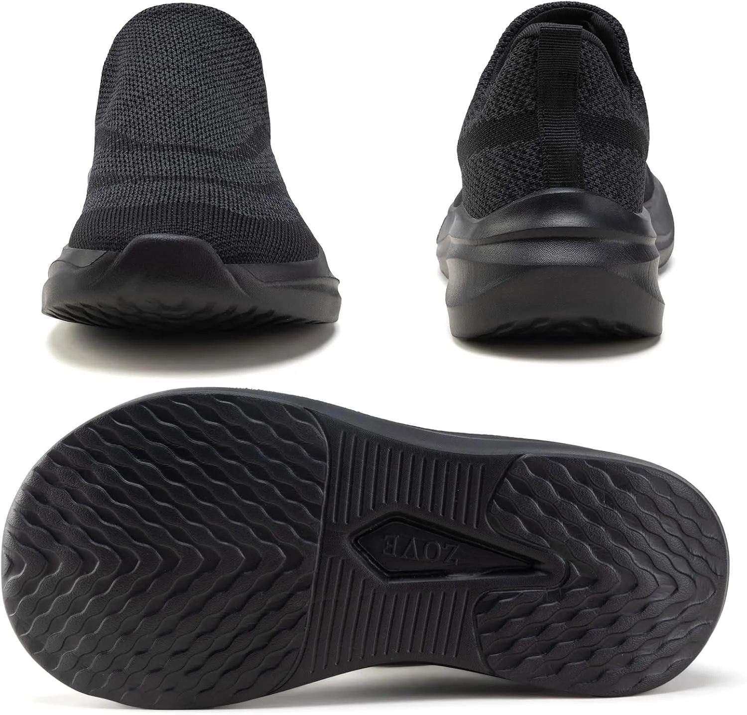 ZOVE Wide Toe Box Shoes Women Hands Free Wide Walking Shoes Ultra Light Tennis Breathable Wide Width Running Sneakers Athletic Gym Workout Trainers