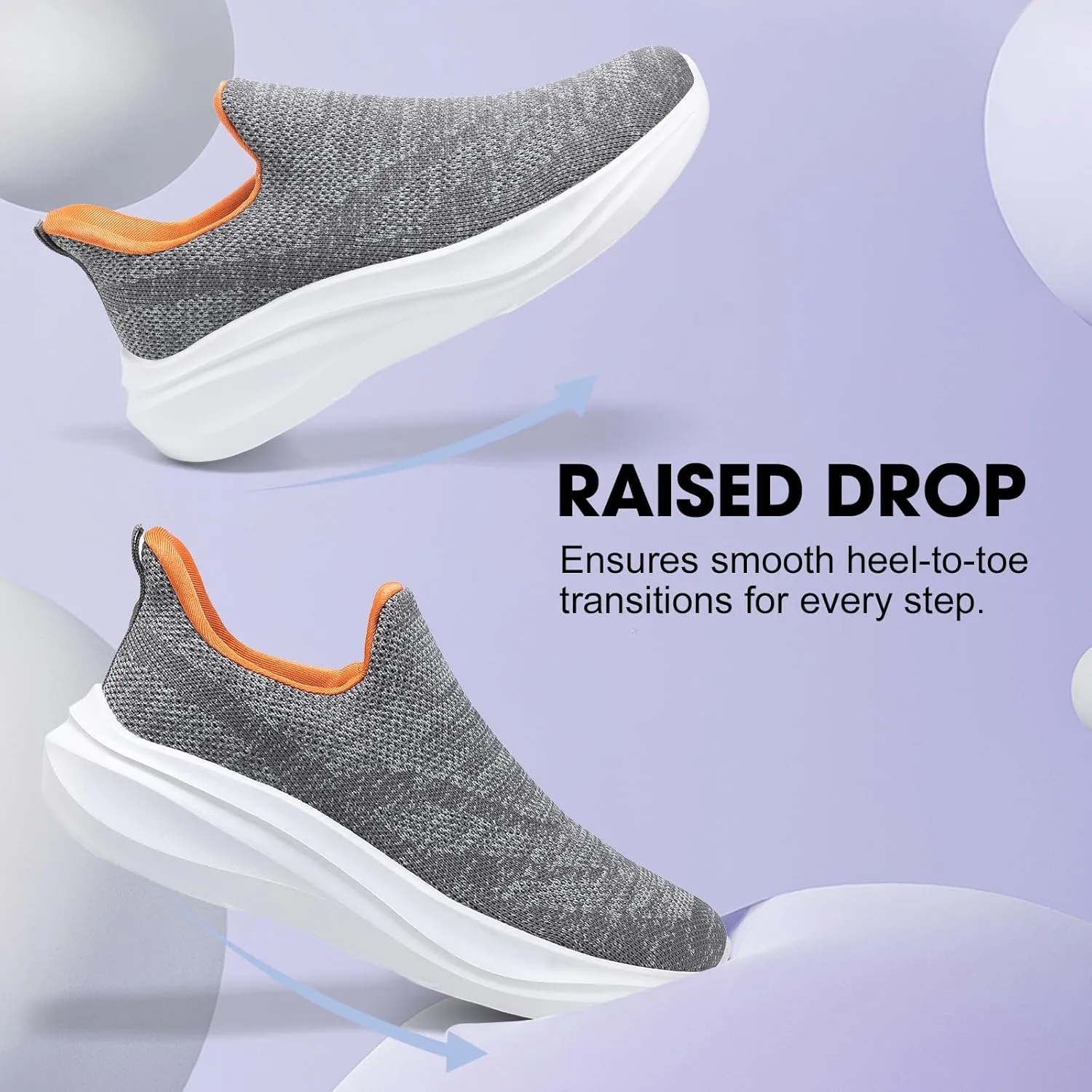 ZOVE Wide Toe Box Shoes Women Hands Free Wide Walking Shoes Ultra Light Tennis Breathable Wide Width Running Sneakers Athletic Gym Workout Trainers