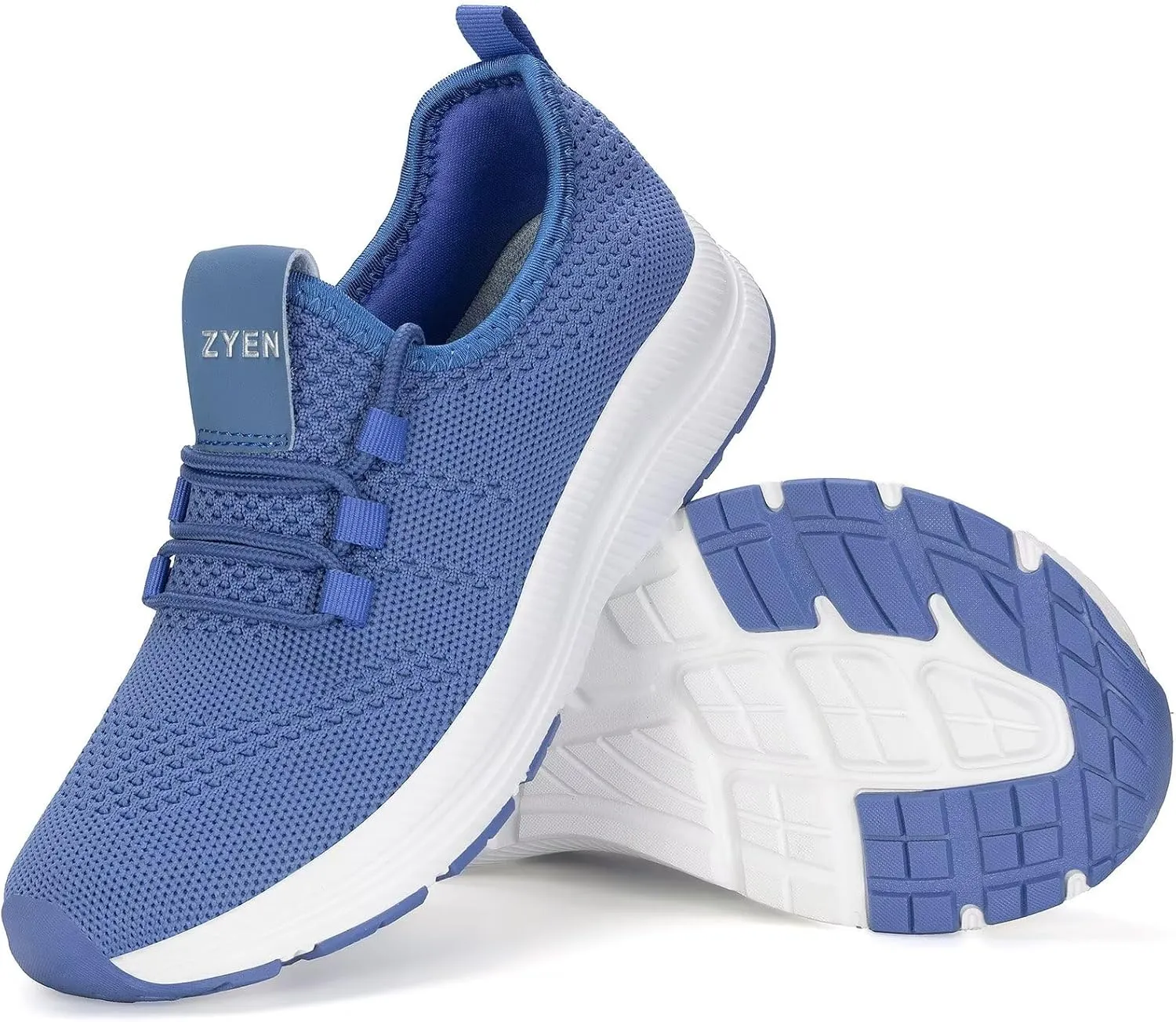 ZYEN Wide Toe Box Shoes Women Non-Slip Ultra Light Running Sneakers Extra Wide Feet Arch Support Walking Shoes Tennis Diabetes Breathable Gym Workouts 6-12