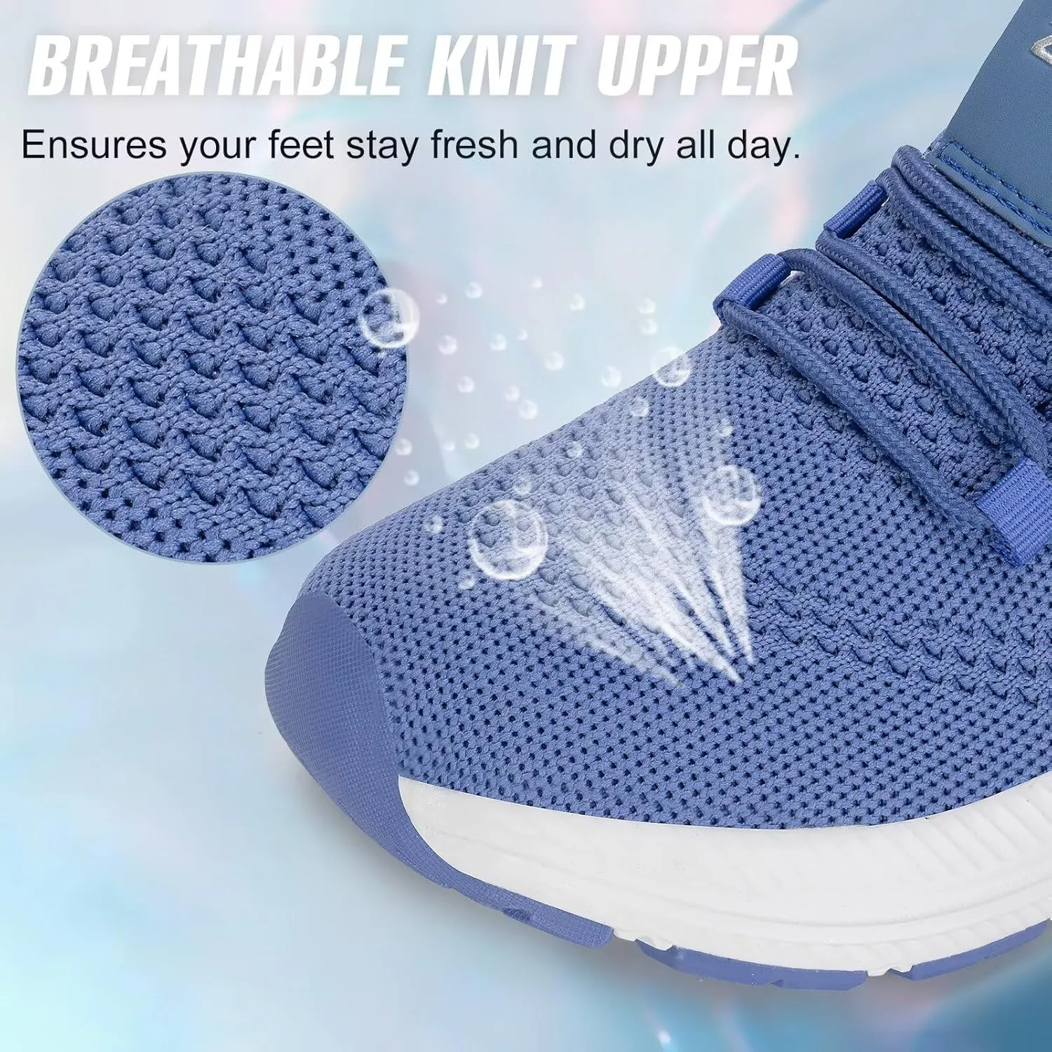 ZYEN Wide Toe Box Shoes Women Non-Slip Ultra Light Running Sneakers Extra Wide Feet Arch Support Walking Shoes Tennis Diabetes Breathable Gym Workouts 6-12